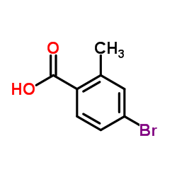 4-溴-2-甲基苯甲酸结构式