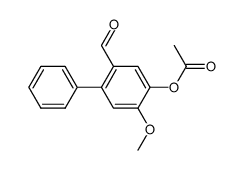 3-Acetyl-6-phenylisovanillin结构式