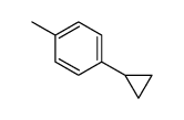 1-环丙基-4-甲基苯结构式