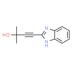 3-Butyn-2-ol,4-(1H-benzimidazol-2-yl)-2-methyl-(9CI) Structure