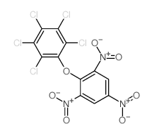 Benzene,1,2,3,4,5-pentachloro-6-(2,4,6-trinitrophenoxy)-结构式