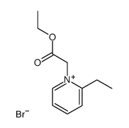 1-[(ethoxycarbonyl)methyl]-2-ethylpyridinium bromide Structure