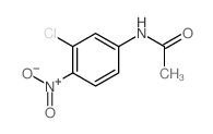 Acetamide, N- (3-chloro-4-nitrophenyl)- structure