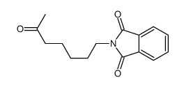 2-(6-oxoheptyl)isoindole-1,3-dione Structure