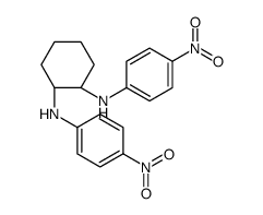 (1R,2R)-1-N,2-N-bis(4-nitrophenyl)cyclohexane-1,2-diamine Structure
