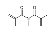 N,2-dimethyl-N-(2-methylprop-2-enoyl)prop-2-enamide Structure