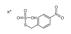 potassium,1-nitro-4-(sulfosulfanylmethyl)benzene Structure