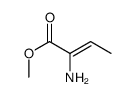methyl 2-aminobut-2-enoate结构式