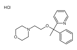 4-(2-(alpha-Methyl-alpha-(2-pyridyl)benzyloxy)ethyl)morpholine hydroch loride picture