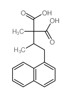 Butanoic acid,3-methyl-4-(1-naphthalenyl)-结构式