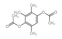 1,4-Benzenediol,2,3,5-trimethyl-, 1,4-diacetate结构式