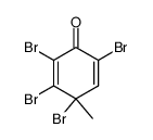 2,3,4,6-tetrabromo-4-methylcyclohexa-2,5-dienone结构式