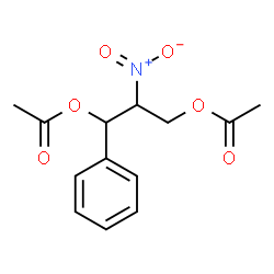 1-Phenyl-2-nitro-1,3-diacetoxypropane Structure