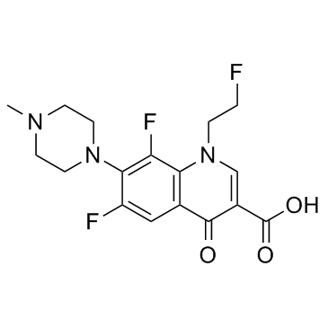 Fleroxacin Structure