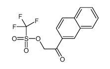 (2-naphthalen-2-yl-2-oxoethyl) trifluoromethanesulfonate Structure