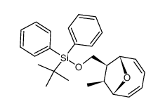 (1R,6S,7S,8R)-7-(tert-butyldiphenylsilyloxy)methyl-8-methyl-9-oxabicyclo[4.2.1]nona-2,4-diene结构式