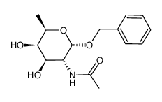 6-deoxy-GalNAcα-Bn结构式