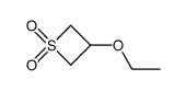 1-ethoxythietane 1,1.dioxide Structure