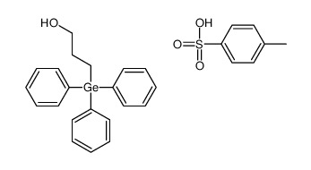 4-methylbenzenesulfonic acid,3-triphenylgermylpropan-1-ol Structure