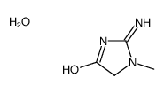 2-amino-3-methyl-4H-imidazol-5-one,hydrate Structure