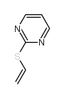 2-ethenylthio-pyrimidine Structure
