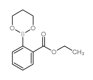 2-乙氧羰基苯硼酸-1,3-丙二醇酯结构式
