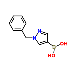 (1-Benzyl-1H-pyrazol-4-yl)boronic acid Structure