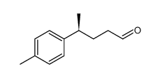 Benzenebutanal, γ,4-dimethyl-, (γS) Structure