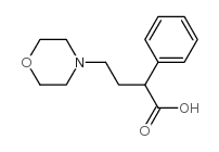4-吗啉-4-基-2-苯基丁酸结构式