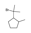 1-(α-bromo-isopropyl)-2-methyl-cyclopentane Structure
