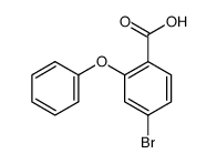 4-bromo-2-phenoxy-benzoic acid结构式