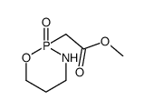 (2-Oxo-2λ5-[1,3,2]oxazaphosphinan-2-yl)-acetic acid methyl ester Structure