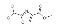 methyl 2-(dichloromethyl)-1,3-oxazole-4-carboxylate结构式