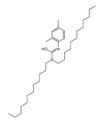 3-(2,4-dimethylphenyl)-1,1-didodecylurea结构式