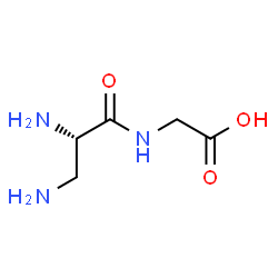 Glycine,N-(2,3-diaminopropionyl)- (5CI) Structure