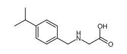 2-[(4-propan-2-ylphenyl)methylamino]acetic acid Structure