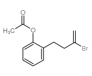 4-(2-ACETOXYPHENYL)-2-BROMO-1-BUTENE结构式