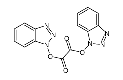 二(1-苯并三唑基)草酸酯结构式