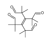 2,2,5,5-tetramethyl-3,4-bis(2-methyl-1-oxopropan-2-yl)hex-3-enedial结构式