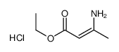 ethyl 3-aminobut-2-enoate,hydrochloride结构式