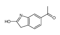 6-乙酰基吲哚啉-2-酮结构式