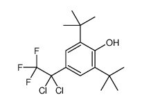 2,6-ditert-butyl-4-(1,1-dichloro-2,2,2-trifluoroethyl)phenol结构式