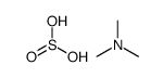 N,N-dimethylmethanamine,sulfurous acid结构式