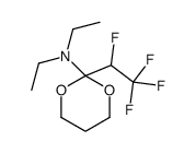 N,N-diethyl-2-(1,2,2,2-tetrafluoroethyl)-1,3-dioxan-2-amine Structure