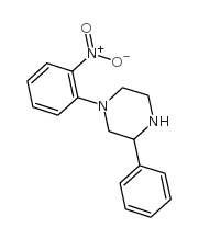 1-(2-硝基苯基)-3-苯基哌嗪结构式