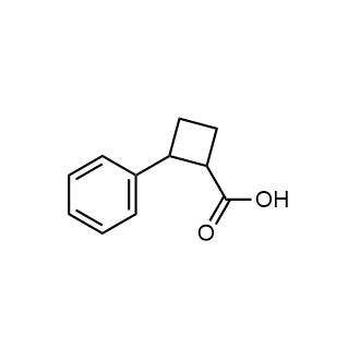 2-苯基环丁烷-1-羧酸结构式