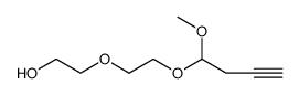 Ethanol, 2-[2-[(1-methoxy-3-butyn-1-yl)oxy]ethoxy] Structure
