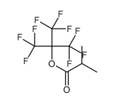 [1,1,1,3,3,3-hexafluoro-2-(trifluoromethyl)propan-2-yl] 2-methylpropanoate Structure