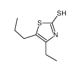 4-ethyl-5-propyl-3H-1,3-thiazole-2-thione结构式