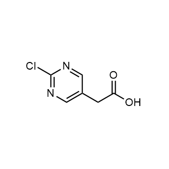 2-(2-氯嘧啶-5-基)乙酸结构式